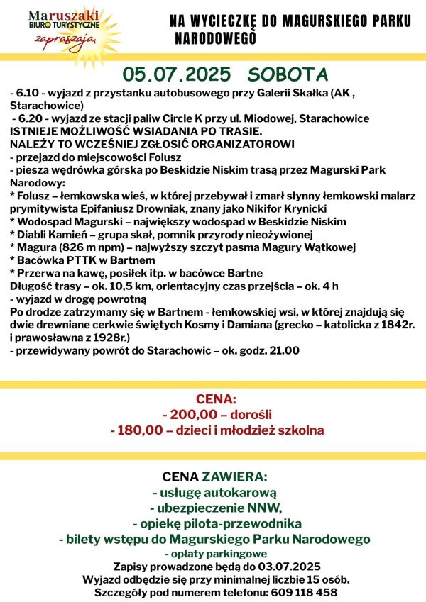 MAGURSKI PARK NARODOWY  5.07.2025 - obrazek 2